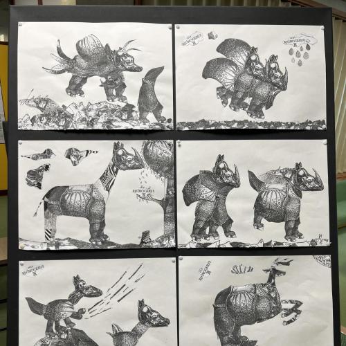 Albrecht Dürer's Rhinocerus -2A