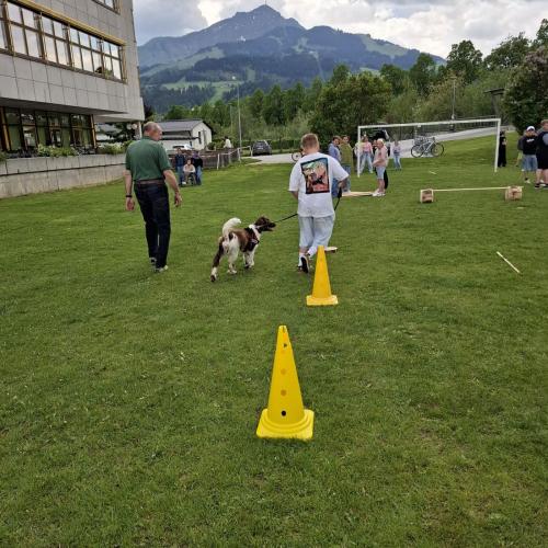 Hindernisparcours mit Sam und Bina