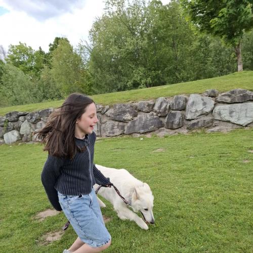 Hindernisparcours mit Sam und Bina