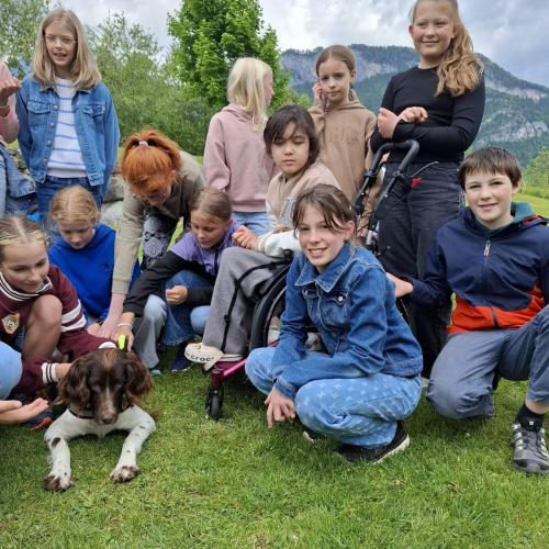 Hindernisparcours mit Sam und Bina