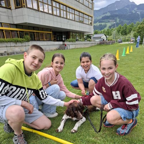 Hindernisparcours mit Sam und Bina