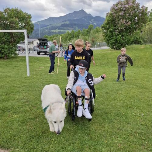 Hindernisparcours mit Sam und Bina