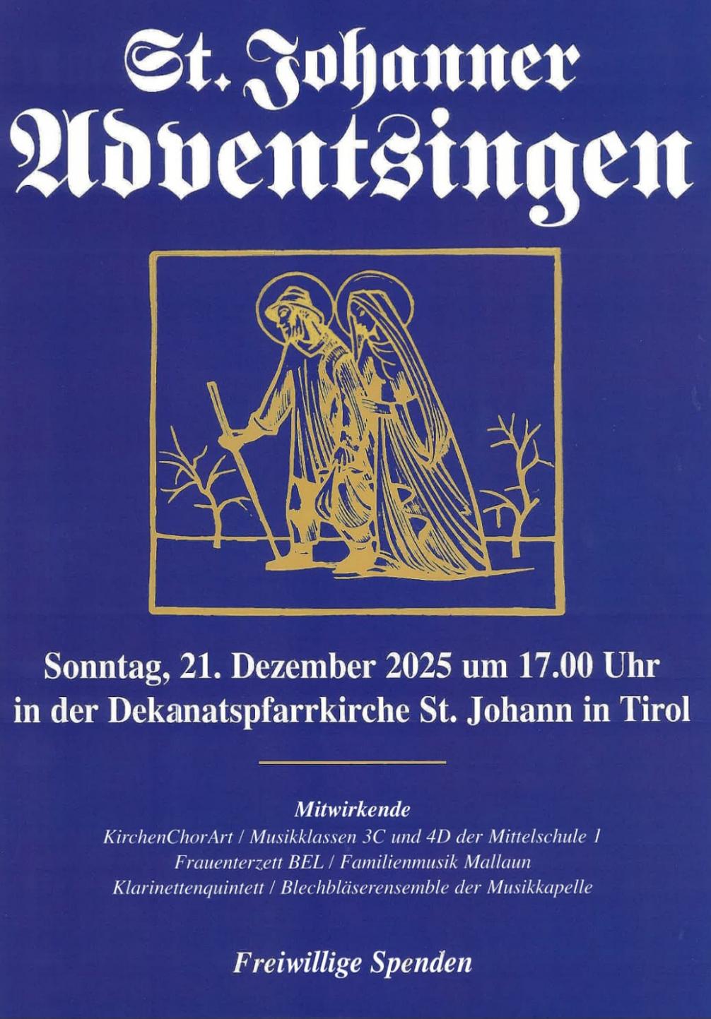 Plakat Adventsingen