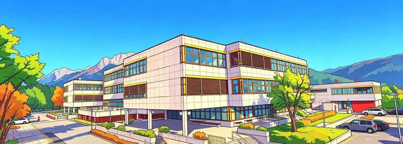 Mittelschule Cartoon